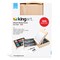 KINGART® Mixed Media Art Set, Table-Top Sketchbox Easel, 105 Pcs.